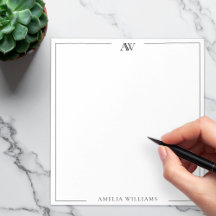 Modernes minimalistisches elegantes Monogramm