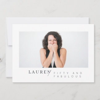 Modernes Minimalistisches Foto 50 & Fabulous Gebur