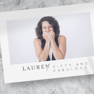 Modernes Minimalistisches Foto 50 & Fabulous Gebur