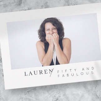 Modernes Minimalistisches Foto 50 & Fabulous Gebur