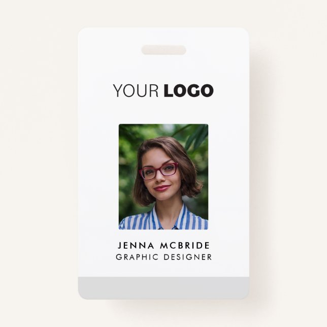 Modernes Minimalistisches Foto-Card-Logo für benut Ausweis (Vorderseite)