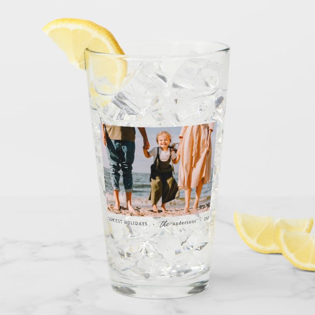 Modernes, Minimalistisches Foto mit benutzerdefini Glas (Vorderseite Ice)