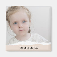 Modernes Minimalistisches Foto und personalisierte