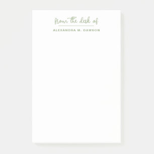 Modernes, Minimalistisches Gehäuse grün vom Schrei Post-it Klebezettel