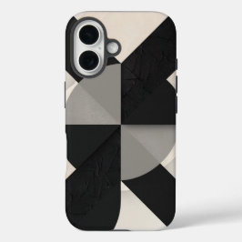 Modernes minimalistisches geometrisches Design  iPhone 16 Hülle