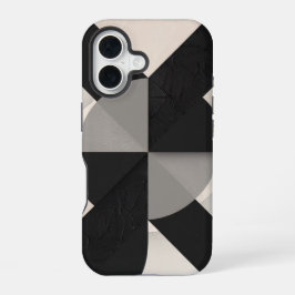 Modernes minimalistisches geometrisches Design  iPhone 16 Hülle