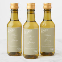 Modernes Minimalistisches Gold & Cream Bloom Mini