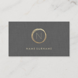 Modernes Minimalistisches graues elegantes Visitenkarte