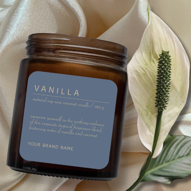 Modernes, minimalistisches Gütesiegel Quadratischer Aufkleber (Von Creator hochgeladen)