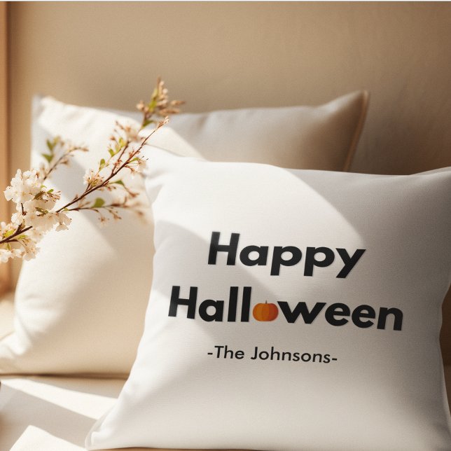 Modernes Minimalistisches Halloween-Kissen - Perso Kissen (Von Creator hochgeladen)