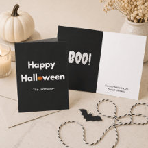 Modernes Minimalistisches Halloween - Personalisie