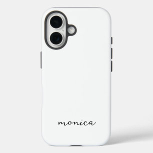 Modernes Minimalistisches Handschriftenschreiben W iPhone 16 Hülle