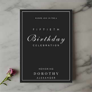 Modernes Minimalistisches JEDES Meilenstein Erwach Einladung