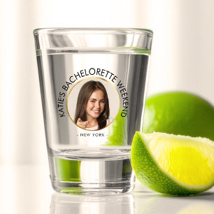 Modernes Minimalistisches Junggeselinnen-Abschied Schnapsglas