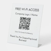 Modernes minimalistisches kostenloses WLAN-Zugang 