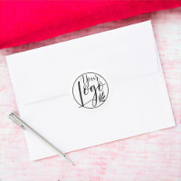 Modernes, minimalistisches Logo-Branding Schwarz-w