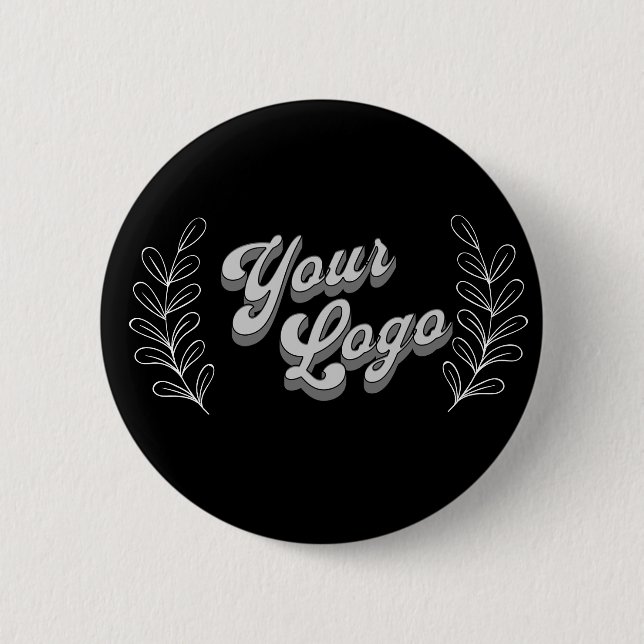 Modernes Minimalistisches Logo Button (Vorderseite)
