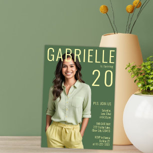 Modernes minimalistisches Magazin inspiriert 20. G Einladung