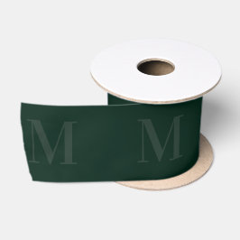 Modernes Minimalistisches Monogramm 3in für Tiefwa Satinband
