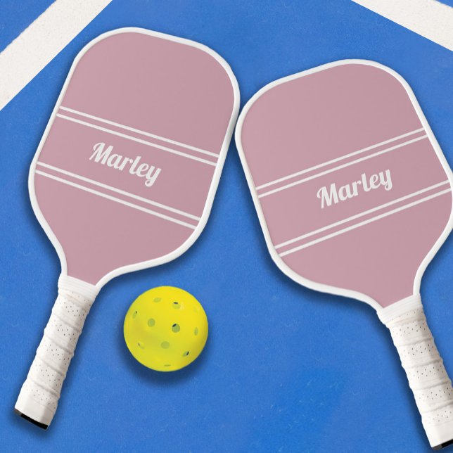 Modernes Minimalistisches Monogramm Name Giro Spor Pickleball Schläger (Von Creator hochgeladen)