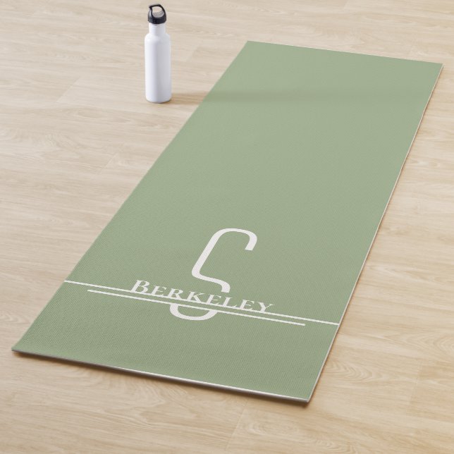 Modernes Minimalistisches Monogramm Yogamatte (Beispiel)