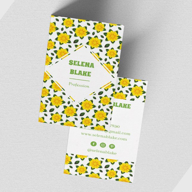 Modernes, Minimalistisches Muster Visitenkarte (Von Creator hochgeladen)