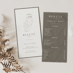 Modernes Minimalistisches neutrales Lash & Brow-Se