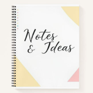 "Modernes Minimalistisches Notizbuch