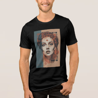 Modernes Minimalistisches Premium-T-Shirt Tri-Blend Shirt
