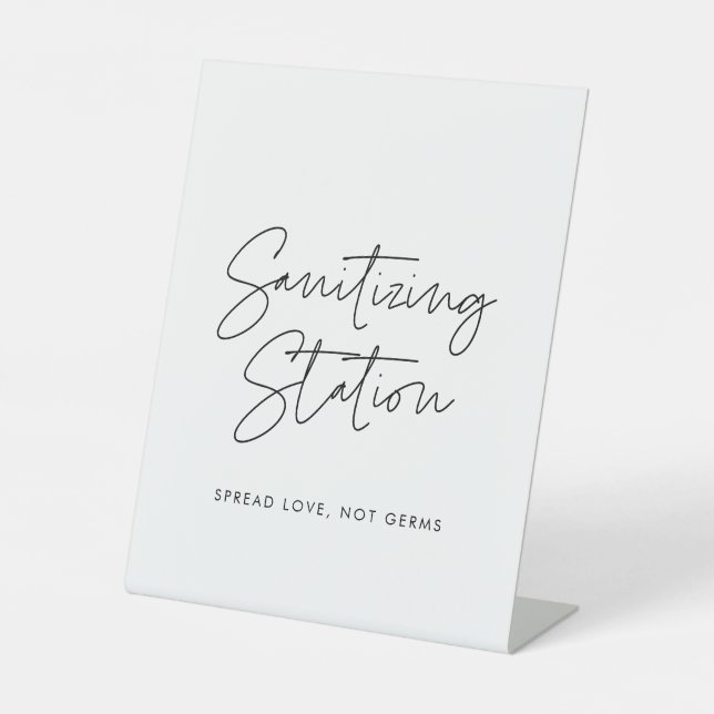 Modernes minimalistisches Sanitisierungszentrum Ho Sockelschild (Vorderseite)