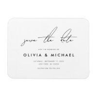 Modernes Minimalistisches Save the Date