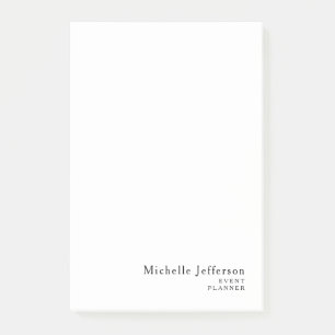 Modernes Minimalistisches Schlicht Einfaches Kreat Post-it Klebezettel