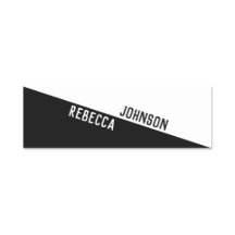 Modernes Minimalistisches Schwarz-weiß