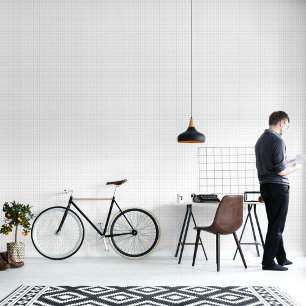 Modernes Minimalistisches Schwarz-Weiß-Schachbrett Tapete