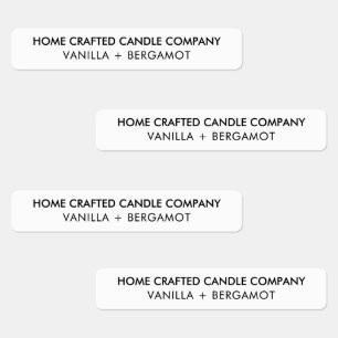 Modernes, Minimalistisches Siegel mit Tamper-Proof Etiketten