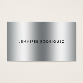 Modernes, minimalistisches Silbermetall beruflich