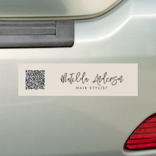 Modernes, minimalistisches Skript Autoaufkleber