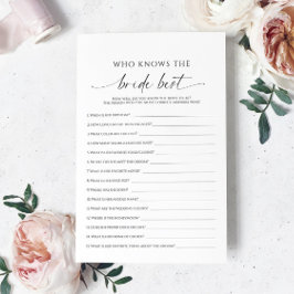 Modernes Minimalistisches Spiel, das Bride Best Ga