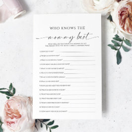 Modernes Minimalistisches Spiel, das das Mama Best