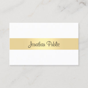 Modernes Minimalistisches Template-Kalligrafie-Skr Visitenkarte