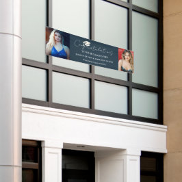 Modernes Minimalistisches Twins Abschluss Foto Par Banner