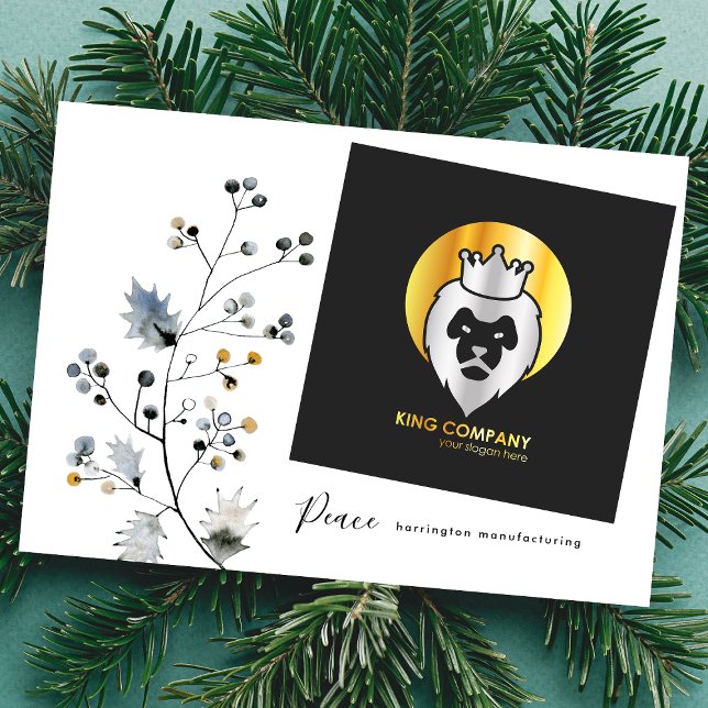 Modernes Minimalistisches Weihnachten Bio Corporat (Von Creator hochgeladen)