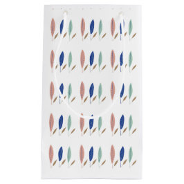 Modernes, minimalistisches Wrapping Paper für Blät Kleine Geschenktüte