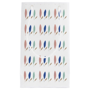 Modernes, minimalistisches Wrapping Paper für Blät Kleine Geschenktüte
