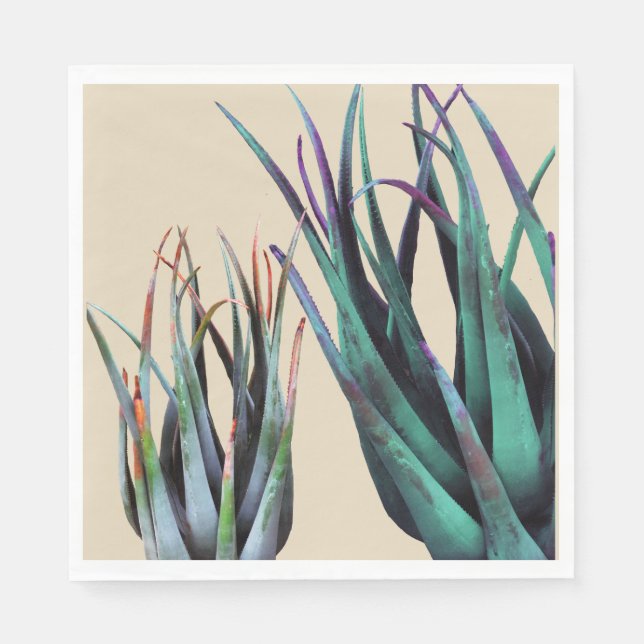 Modernes Minimalpapier Napkins Serviette (Vorderseite)