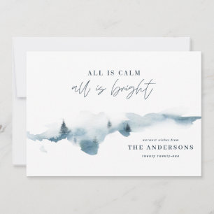 Modernes Minimum alles ruhig Weihnachten Urlaub