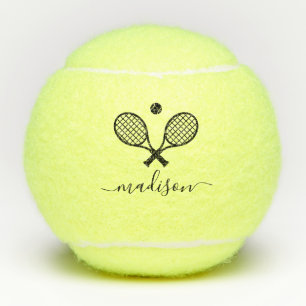 Modernes Mit Monogramm Tennisbälle