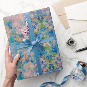 Modernes, mit Sangria-Farben Abstrakt Geschenkpapier