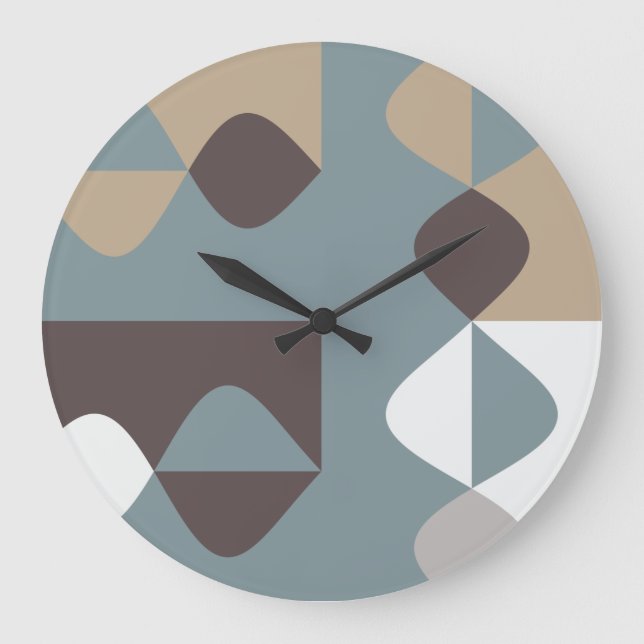 Modernes Mittelalter - Schokoladenkaramelle Große Wanduhr (Vorderseite)