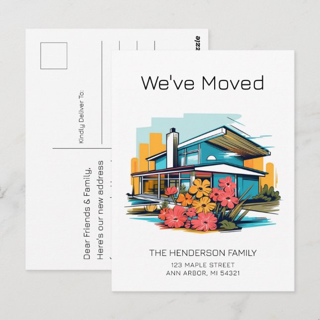 Modernes Mittelalter Wir haben die Ankündigung in  Postkarte (Vorne/Hinten)